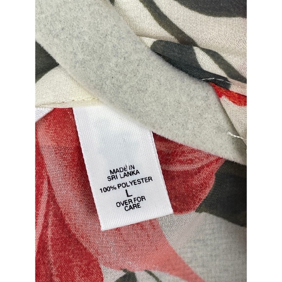 Victoria's Secret Maxi Dress Large Floral Button Up Sleeveless Sheer Y2K Vintage - Picture 3 of 11